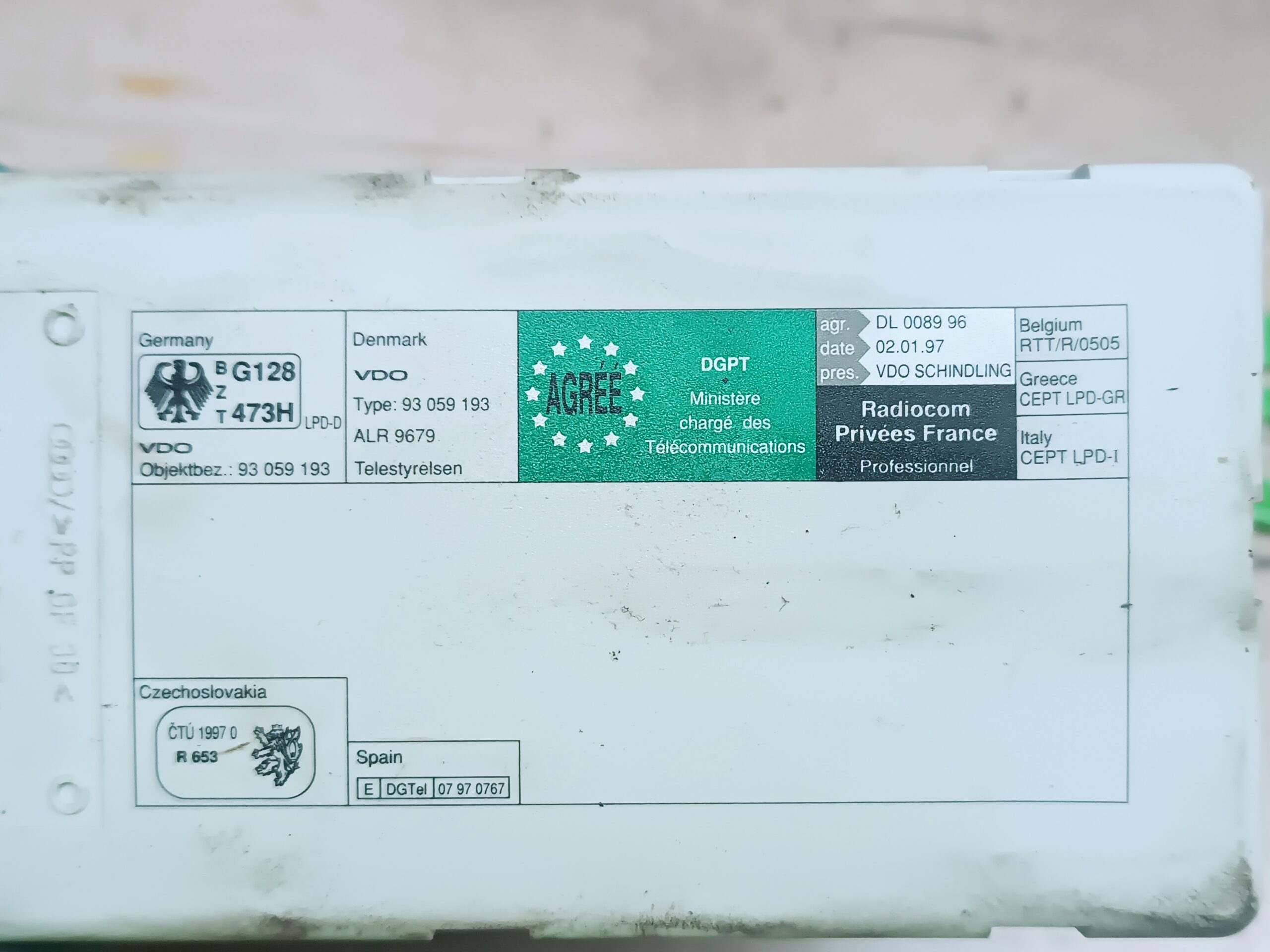 ZV Pumpe Zentralverriegelung Audi A3 8l 1.8 8D0862257 - Image 3