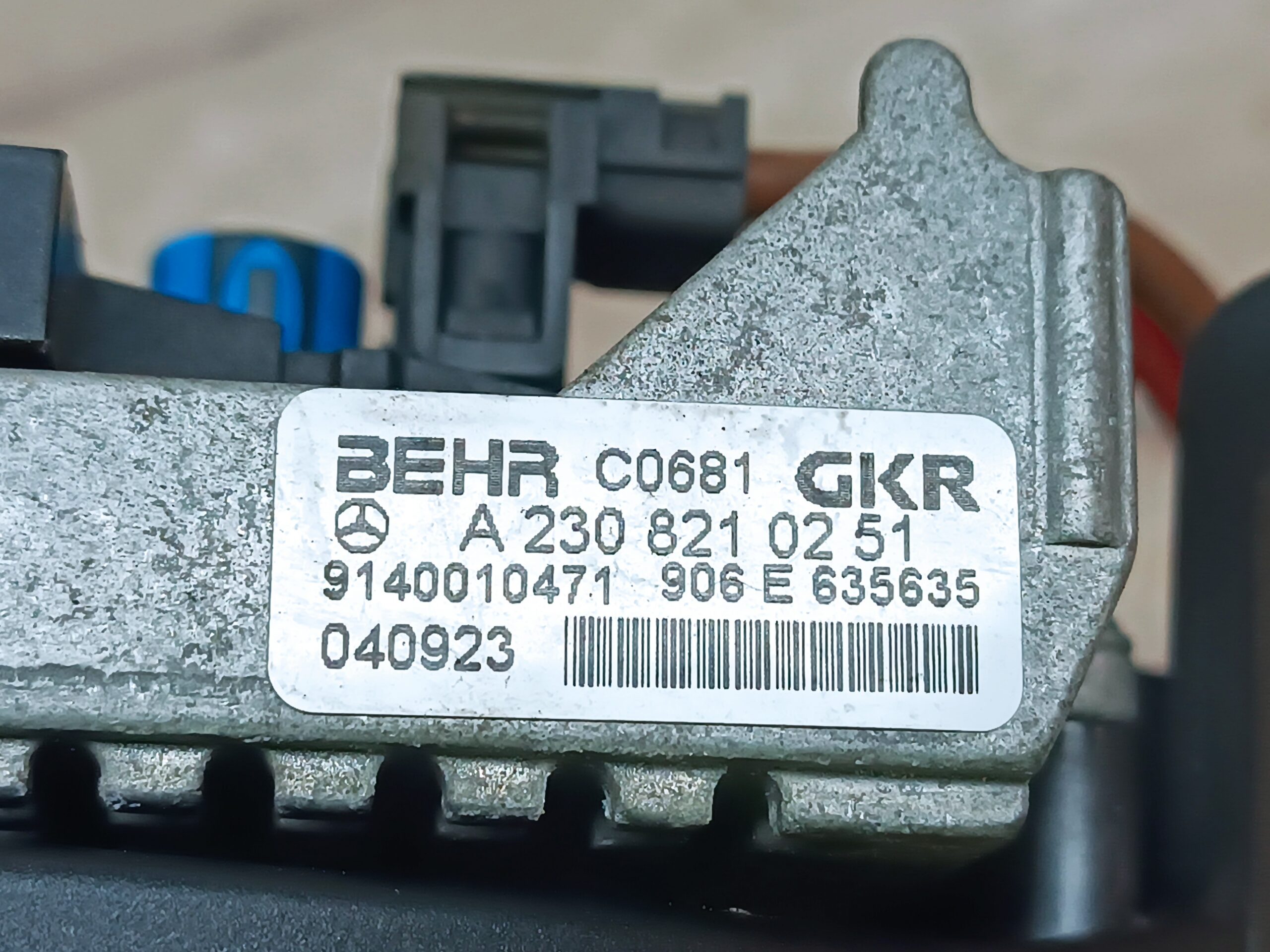 Gebläsemotor Heizungslüfter Mercedes W211 E200 A2308210251 - Image 8
