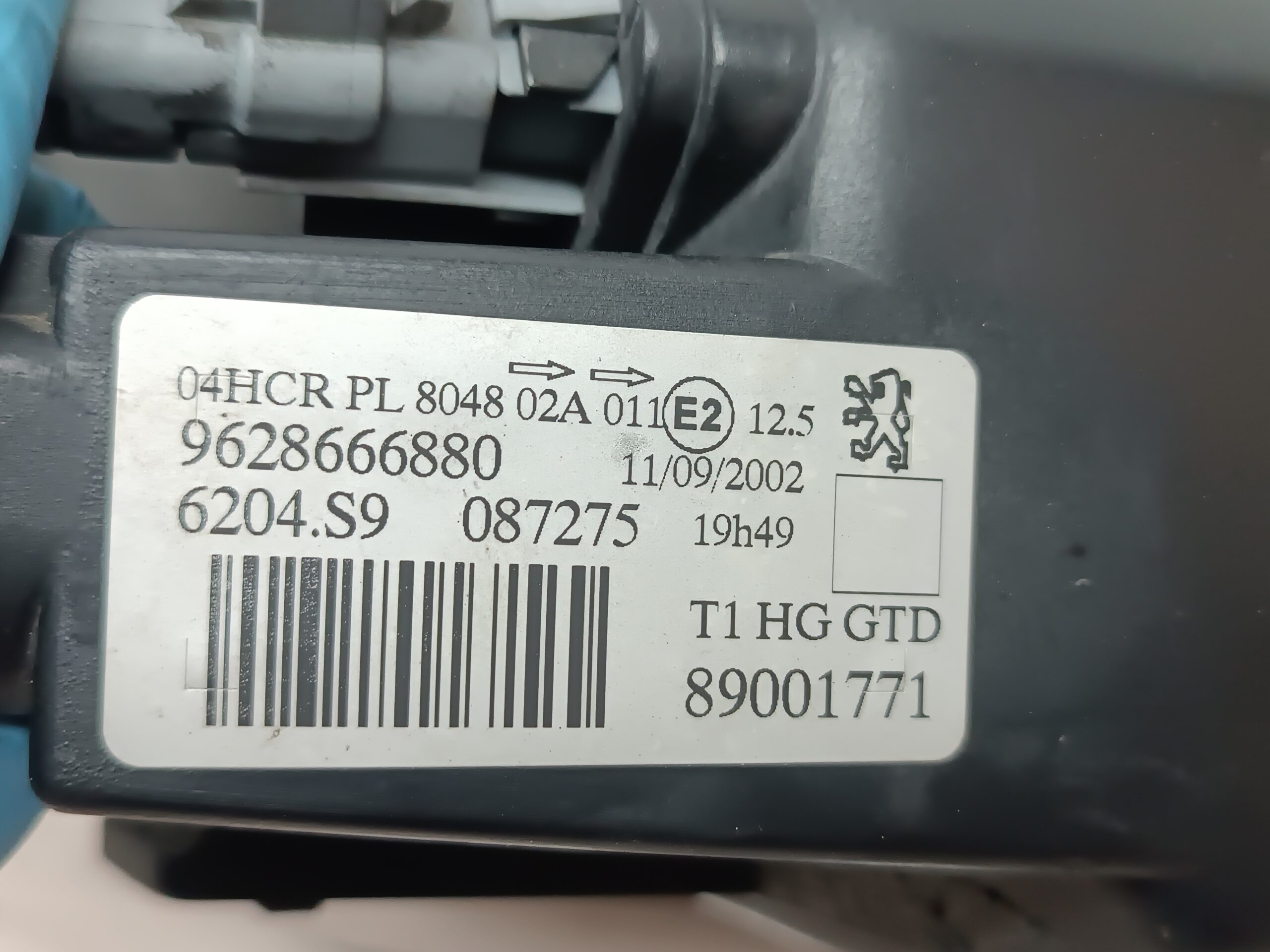 Scheinwerfer links Peugeot 206cc Cabrio 9628666880 - Image 5